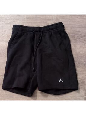 Jordan Black Sweat Shorts Size Small
